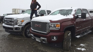 A fear that Lisa must conquer: hauling a heavy load with a heavy duty pickup truck.