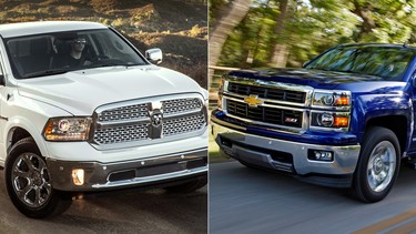 2014 Ram 1500 Laramie Crew Cab 4X4 vs. 2014 Chevrolet Silverado 1500 Crew Cab 2LZ 4X4