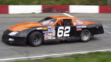 One of the Sportsman racing cars taking the track at Agassiz Speedway. There will also be Street and Mini Stock, Midgets and Hornets at Family Night Saturday. Western Speedway in Victoria has drag racing and demolition.
