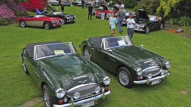 The All-British show at VanDusen features an amazing floral setting.