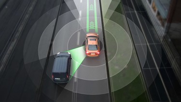 Volvo's "Drive Me" project aims to put self-driving cars on public Swedish roads by 2017. Volvo's autonomous cars use a series of radars and sensors to detect surroundings all-around the car.