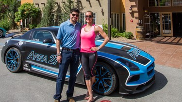 Patrick Carpentier and Area 27 founding member Reiko MacKenzie each led stages of the rally, he in a borrowed Mercedes-Benz and she in one of her Ferraris.
An impromptu supercar parade at Spirit Ridge Resort & amp; Spa.