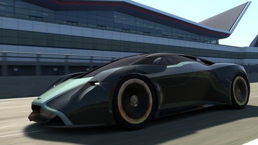 The Aston Martin DP-100 Vision Gran Turismo concept.