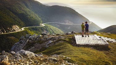 Cabot Trail in Cape Breton Island, Nova Scotia.