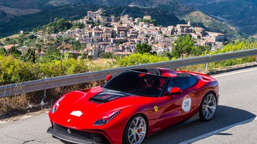 The one-off Ferrari F12 TRS is inspired by the 1957 Ferrari 250 Testa Rossa