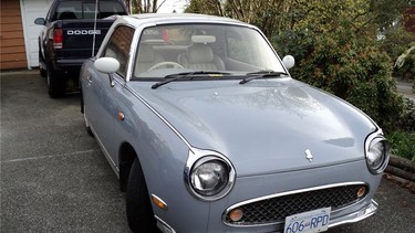 Don't you just want to pinch the Nissan Figaro's imaginary cheeks?