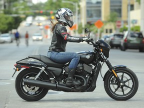 Harley-Davidson Street 750- Alexandra Straub rides the all-new Harley-Davidson Street 750, which is expected to arrive in Canada later this year.