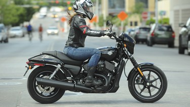 Harley-Davidson Street 750- Alexandra Straub rides the all-new Harley-Davidson Street 750, which is expected to arrive in Canada later this year.