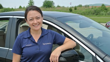 Part of what Jennifer McGarvey loves about her job is the product. She's a proud owner of an Outback, built right at SIA.