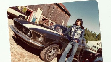 Jodi Lai's dad Frank with an amazing Mustang Fastback GT (and some pretty sweet bellbottoms).