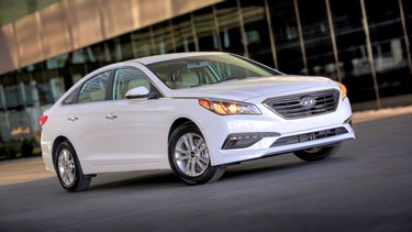 The 2015 Hyundai Sonata Eco.