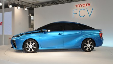 Toyota's FCV will go on sale this coming April in Japan with a 7 million yen price tag, or US$69,000.