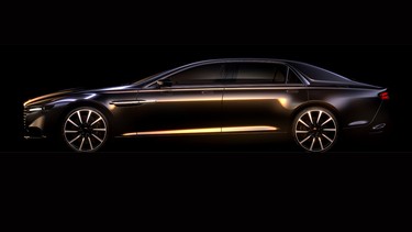 The Lagonda sedan will be exclusively built for customers in the Middle East.