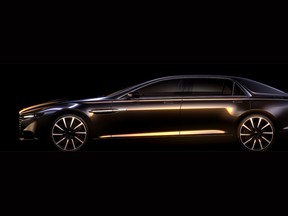 The Lagonda sedan will be exclusively built for customers in the Middle East.