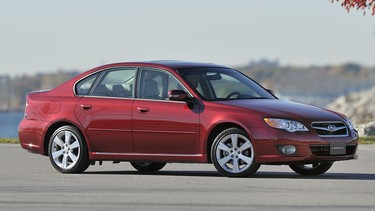 Subaru has recalled 660,000 models, including the 2005-2009 Legacy (pictured) over brake lines that could rust after being exposed to road salt.