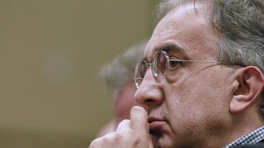 Fiat Chrysler Automobiles (FCA) Group Chief Executive Officer Sergio Marchionne looks on during the Festival of Economics in Trento, on June 1, 2014.