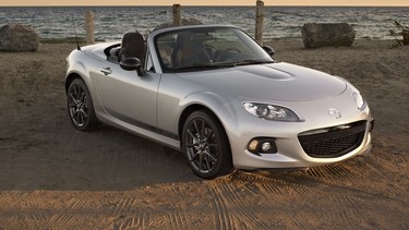 The 2015 Mazda MX-5 Miata.