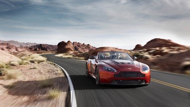 The 2015 Aston Martin V12 Vantage S Roadster.