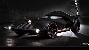 The Darth Vader car is based on a C5 Corvette chassis.