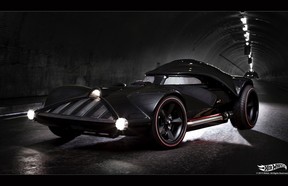 The Darth Vader car is based on a C5 Corvette chassis
