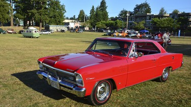 Owned by Dave Chapman since 1992, this 1966 Acadian Canso has a v8 and a 4 speed.