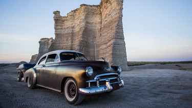 The Monument Rocks in western Kansas served as a landmark for native Indians and pioneers alike on the open prairie.