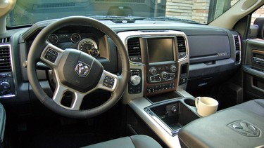 Overall, the interior in the 2014 Dodge RAM 1500 EcoDiesel is excellent.