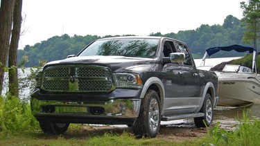 The 2014 Ram Laramie EcoDiesel handled hauling duties with ease.