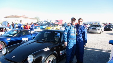 Jim Webster of Calgary competes in open road racing events, such as the Silver State Challenge Classic held in Nevada, with his 1994 Porsche 911 and help from navigator Anna Maslennikova.