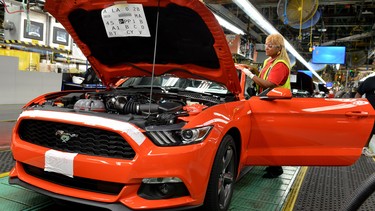 Ford has officially begun production of the 2015 Mustang.