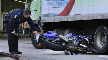 Motorcycles and bicycles are the toughest vehicles for big rig riders to see in their rearview mirrors. They are too narrow to easily detect in the passenger-side mirrors.