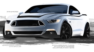 The 2015 Mustang RTR.