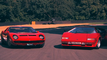 Driving two Lamborghini Legends