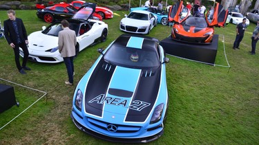 Mercedes SLS promoting the Area 27 private racetrack project in the Okanagan.