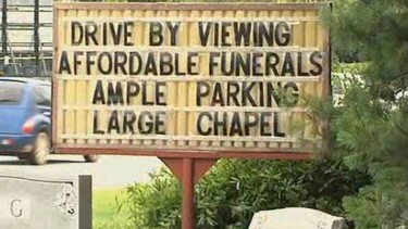 In some places in the United States, drive-thru viewing hours let you pay respect to your loved ones right from your vehicle.