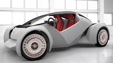 Local Motors' Strati is the world's first fully 3D-printed car, taking only 44 hours to construct.