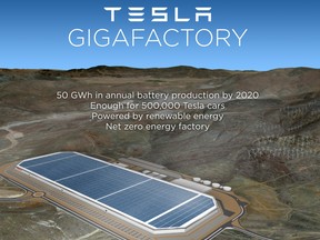 Tesla has chosen Nevada as the site of its battery factory.