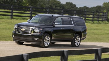 The 2015 Chevrolet Suburban Texas Edition.