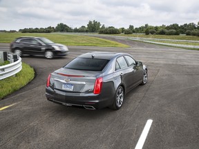 Currently, GM is testing its vehicle-to-vehicle (V2V) technology on the Cadillac CTS sedan.