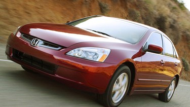 The 2003-2004 Accord is among the many vehicles affected by Takata's massive airbag recall.