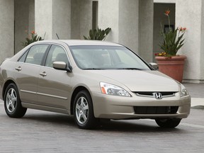 The 2003-2004 Honda Accord is among the vehicles affected by Takata's widespread airbag recall.
