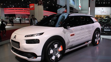 The Citroen Cactus Airflow at the 2014 Paris Motor Show.