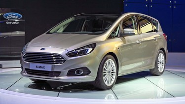 The Ford S-Max at the 2014 Paris Motor Show.