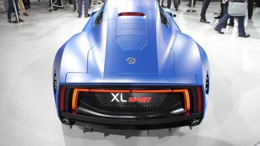 The Volkswagen XL-Sport concept at the 2014 Paris Motor Show.