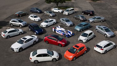 Toyota's global hybrid lineup.