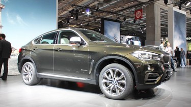 The 2015 BMW X6 at the Paris Motor Show.