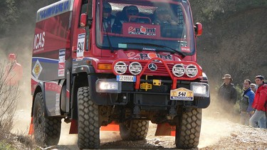 When you can't get access to a Mercedes-Benz G63 AMG 6x6 (or a standard G-Wagen, for that matter), the Unimog makes a fine stand-in.