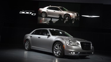 The 2015 Chrysler 300 C  at the Los Angeles Auto Show.