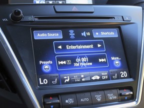The touchscreen controller for audio and HVAC settings is very functional and easy to read.