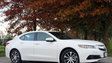 The Acura TLX sits low and has a wide stance, as well as shorter overhangs compared to the TL.